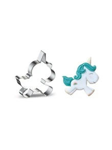1pc Unicorn Shaped Cookie Cutter