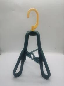 1pc Foldable Plastic Shoes Storage Rack - Multicolor - View 1