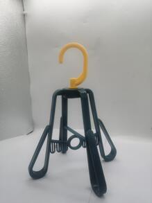 1pc Foldable Plastic Shoes Storage Rack - Multicolor - View 2