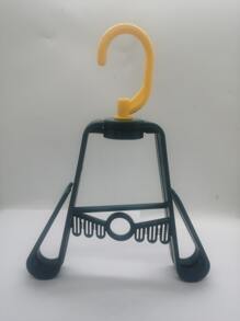 1pc Foldable Plastic Shoes Storage Rack - Multicolor - View 4