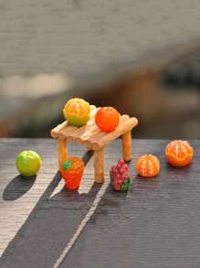 7入組葡萄和橘色形狀園林裝飾擺件 - 彩色 - 查看 1