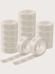 10pcs Balloon Glue Dot For Balloons Accessories Gallon Dot Birthday Wedding Party Balloons Glue Sticker Balloons Stand Arch Balloon - White - View 1