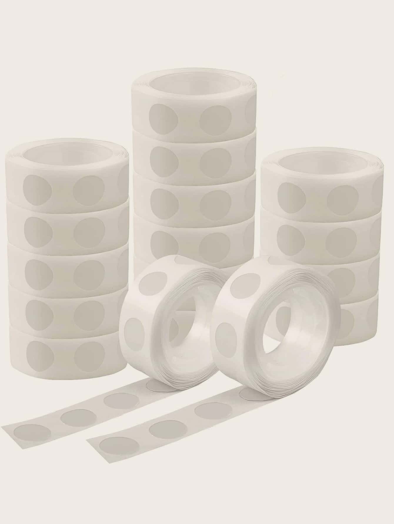 10pcs Balloon Glue Dot For Balloons Accessories Gallon Dot Birthday Wedding Party Balloons Glue Sticker Balloons Stand Arch Balloon - White - View 1