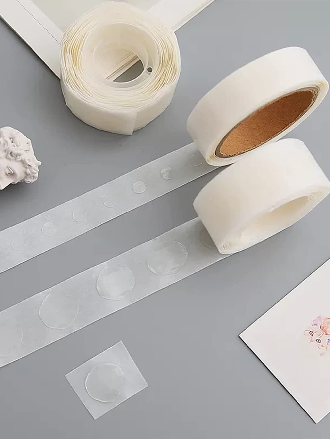 10 piezas Punto de pegamento para globos para accesorios de globos galón punto cumpleaños boda fiesta globos pegamento adhesivo globos soporte arco globo - Blanco - Añade 2