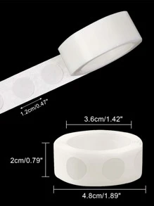 10pcs Balloon Glue Dot For Balloons Accessories Gallon Dot Birthday Wedding Party Balloons Glue Sticker Balloons Stand Arch Balloon - White - View 3
