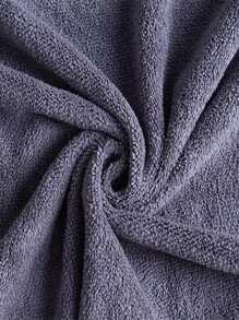 1pc Contrast Binding Bath Towel Shower Towels For Beauty Salon, Hotel Sports,Home Essentials, Towel, Skin Care Bath Towel Sheet - Grey - View 3