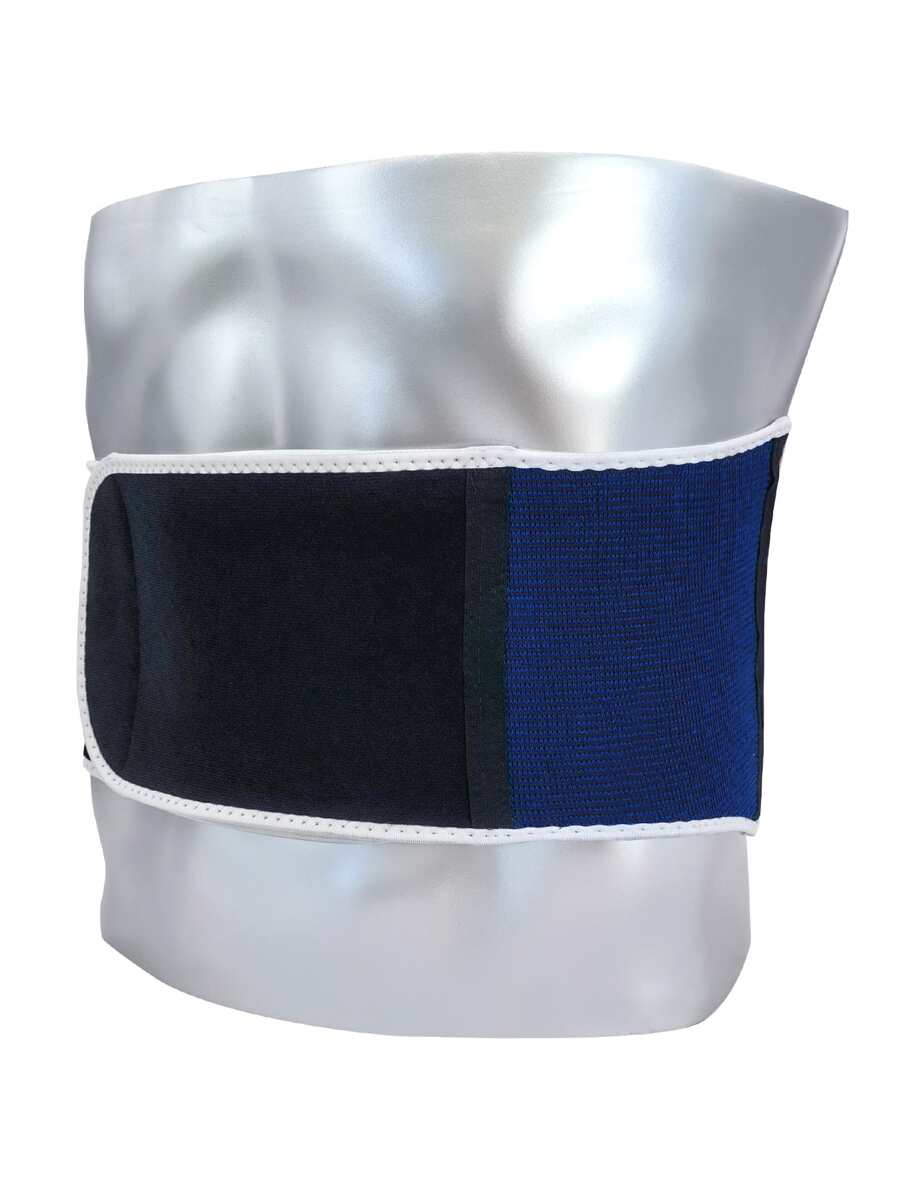 Synthetic Rubber Waist Strap Shapewear Waist Trainer Corset - Royal Blue - View 1