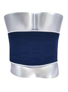 Synthetic Rubber Waist Strap Shapewear Waist Trainer Corset - Royal Blue - View 2