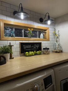 Miếng dán tường/Decal chống thấm nước dày họa tiết gạch giả cho nhà bếp - Đen và trắng - Xem 8