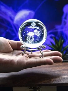 1pc Jellyfish Pattern Ball Design Decoration Craft - Multicolor - View 2