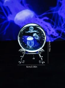 1pc Jellyfish Pattern Ball Design Decoration Craft - Multicolor - View 3