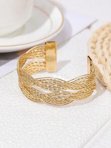 1 pieza Alzapaños de cortina con diseño girante - Dorado - Ver 2