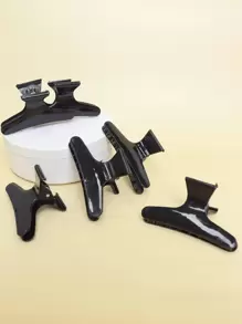 1set Butterfly Hair Clips - Black - View 1