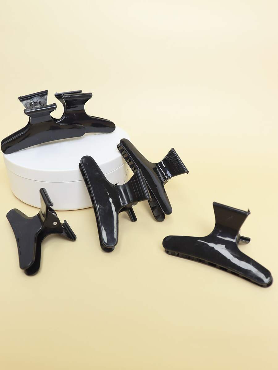 1set Butterfly Hair Clips - Black - View 1