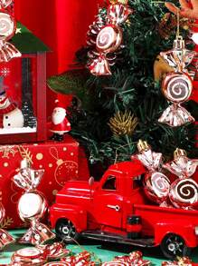 6入組聖誕糖果懸掛裝飾用品 - 彩色 - 查看 2