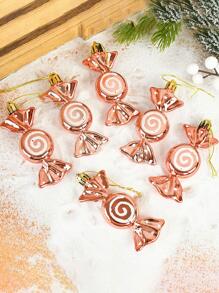 6入組聖誕糖果懸掛裝飾用品 - 彩色 - 查看 1