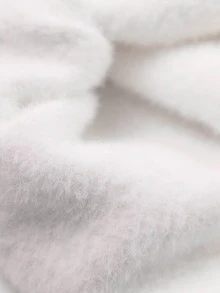 CUNYI Boys 1pc Solid Turtleneck Sweater - White - View 4