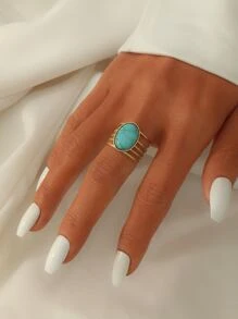 NAIZHU Vòng cổ trang trí màu ngọc lam - Nhiều màu - Xem 2
