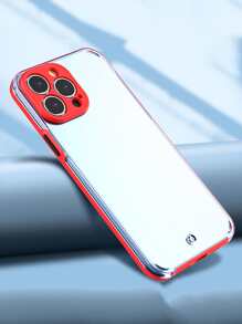 vỏ điện thoại trong suốt - Đỏ - Xem 2