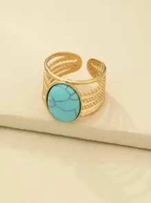 NAIZHU Vòng cổ trang trí màu ngọc lam - Nhiều màu - Xem 4