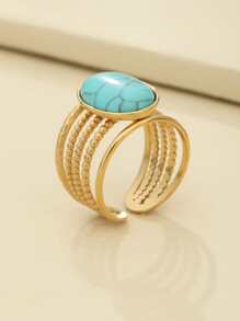 NAIZHU Vòng cổ trang trí màu ngọc lam - Nhiều màu - Xem 5