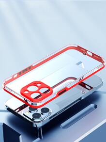 vỏ điện thoại trong suốt - Đỏ - Xem 4