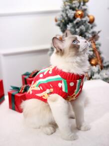 nicovaer Giáng sinh Retro Sọc Người Gingerbread Áo len , Nhiều màu - Nhiều màu - Xem 7