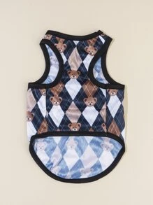 PETSIN 小熊印花寵物背心