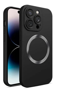 Boyfriend Gifts 1pc Anti-Drop Magnetic Phone Case Compatible With IPhone 15/15Plus/15Pro/15Promax - Black - View 2