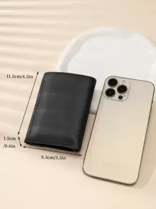 简约信用卡小号 ID 窗口双折女士钱包迷你薄轻便多层便携式现金简约时尚现代商务周年纪念情人节生日礼物礼物情侣女士女孩女士女士礼物女士钱包钱包小钱包