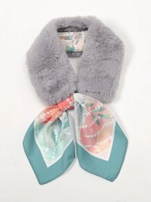 Flower Print Bandana - Multicolor - View 2