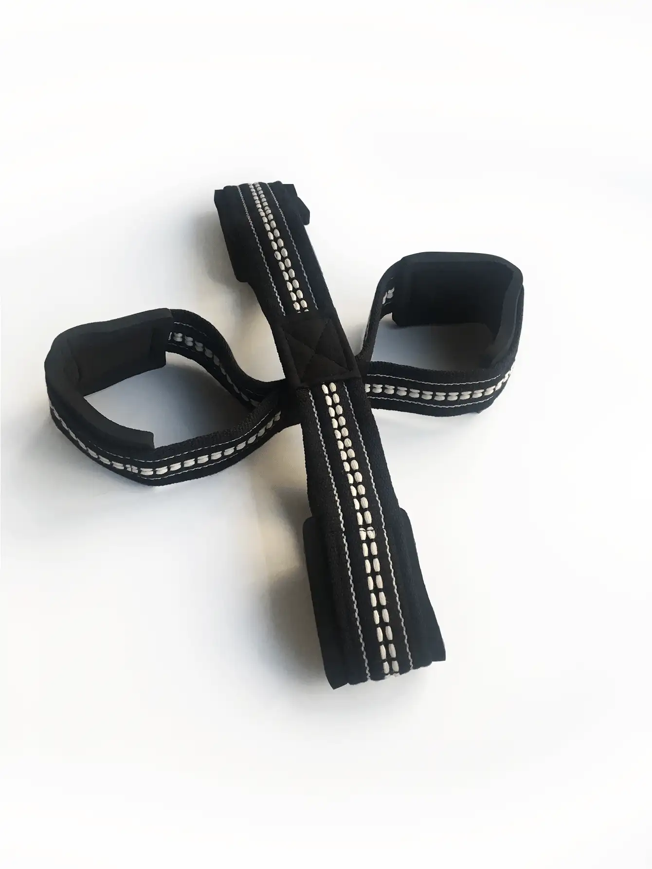 2pcs Barbell Assisted Pull Band - Black and White - View 4