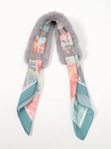 Flower Print Bandana - Multicolor - View 3