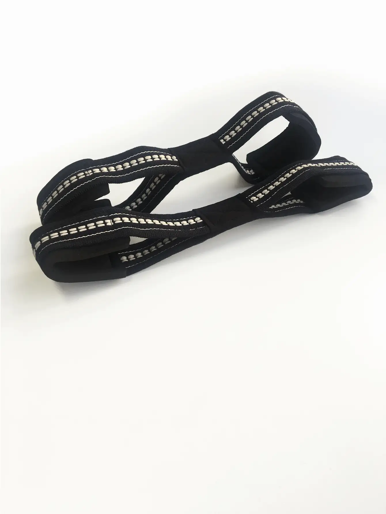 2pcs Barbell Assisted Pull Band - Black and White - View 5