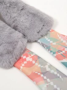 Flower Print Bandana - Multicolor - View 4