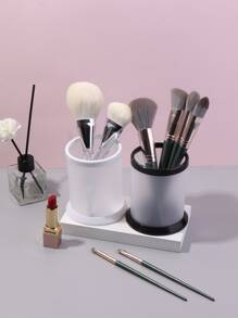 2pcs Makeup Storage Box ,Jewellery Box,Pouch,Makeup Brush Holder,Brush Holder,Perfume Organiser,Pouch Bag,Gifts For Women,Christmas Gifts,Gift Ideas For Women - Multicolor - View 2