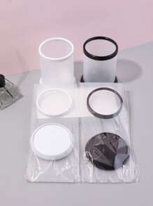 2pcs Makeup Storage Box ,Jewellery Box,Pouch,Makeup Brush Holder,Brush Holder,Perfume Organiser,Pouch Bag,Gifts For Women,Christmas Gifts,Gift Ideas For Women - Multicolor - View 5