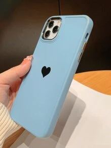 愛心圖案手機殼 - 藍色 - 查看 3