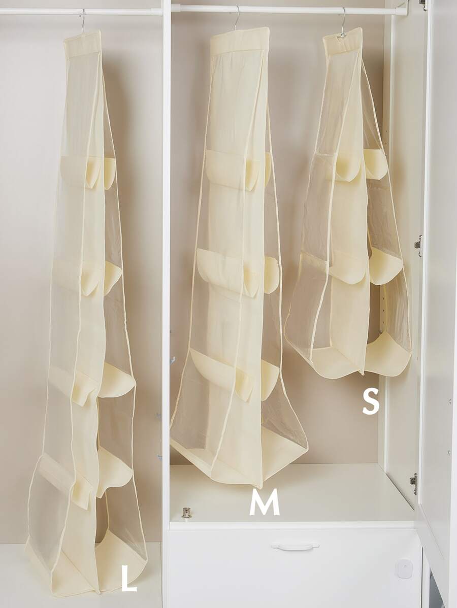 SHEIN Basic living 1pc Hanging Bag Organizer with Clear Pockets SHEIN USA