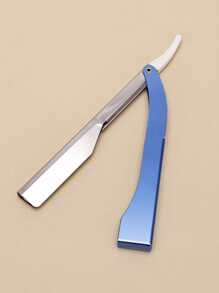 1 pieza Hombres de acero inoxidable Cuchilla de afeitar sin Cuchilla - Multicolor - Ver 7