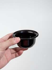 Cuenco de burbujas para jugar a la barba de plástico, cuenco de espuma de afeitar para barbería, cuenco para jabón de burbujas, 1 pieza, negro - Negro - Ver 3