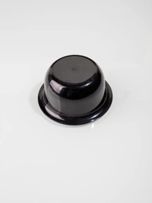 Cuenco de burbujas para jugar a la barba de plástico, cuenco de espuma de afeitar para barbería, cuenco para jabón de burbujas, 1 pieza, negro - Negro - Ver 4