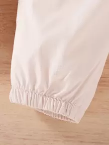 SHEIN Vintaside Kids 圣诞男婴格子印花翻盖口袋夹克和裤子（不含 T 恤） - 彩色 - 查看 6