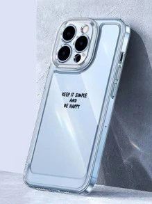 字母圖案透明手機殼 - 彩色 - 查看 3