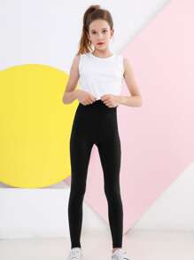 Cô gái Tween Thắt lưng rộng Túi bên cạnh Xà cạp - màu đen - Xem 1