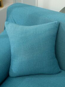 1入組普通沙發套和1入組無填充物靠墊套適用於客廳簡約滌綸沙發套 - 水鴨藍 - 查看 2