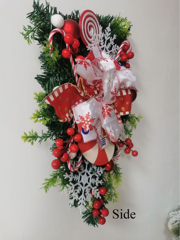 1pc Christmas Wreath Decoration SHEIN UK