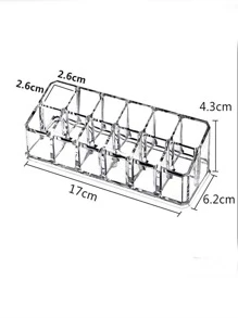 1入組透明多格首飾收納盒 - 無色 - 查看 3