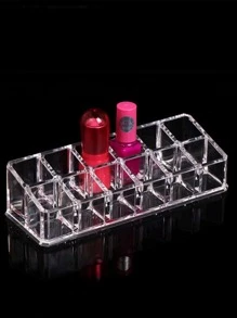 1入組透明多格首飾收納盒 - 無色 - 查看 4