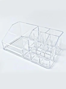1入組透明素色多格首飾收納盒 - 無色 - 查看 5